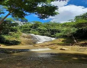 Catarata San Andres, lugar turístico, en Coviriali, Satipo, Junin, Peru