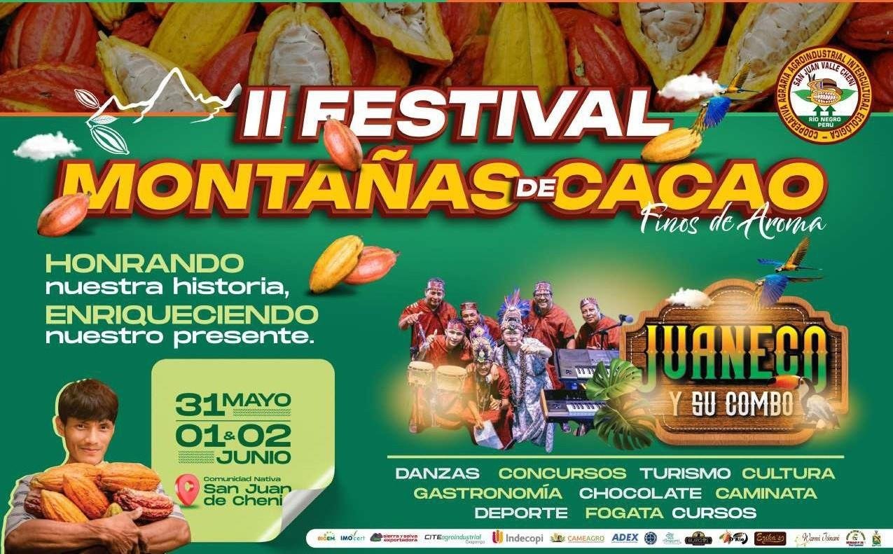 Perú Descubre Satipo en el Segundo Festival de Montañas de Cacao Finos de Aroma