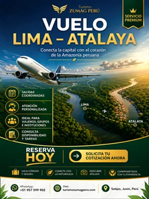 Vuelo Lima - Atalaya, Perú