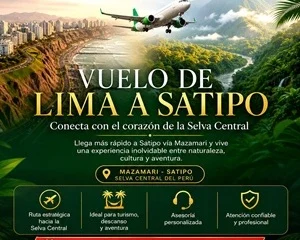 Vuelos desde Lima a Satipo -(azamari
