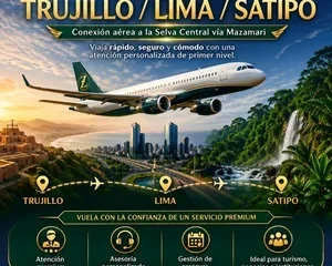 Vuelos desde Trujillo con conexión en Lima