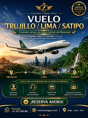 Vuelos desde Trujillo con conexión en Lima