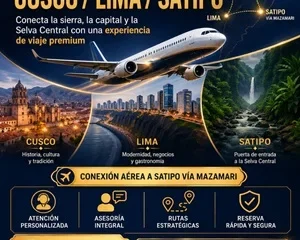 Vuelos desde Cusco la conexión más frecuente del Perú