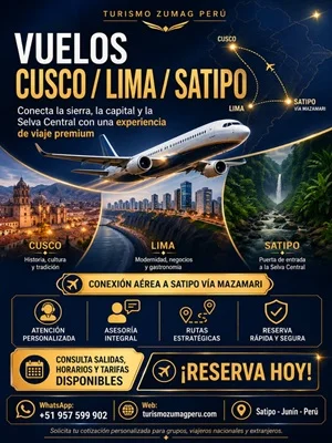 Vuelos desde Cusco la conexión más frecuente del Perú