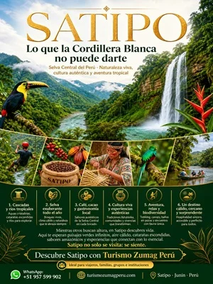 Satipo lo que la Cordillera Blanca no puede darte