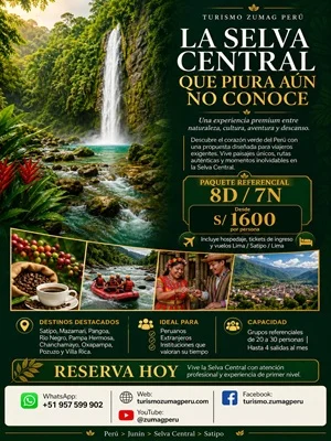 La Selva Central que Piura aún no conoce La Selva Central que Piura aún no conoce