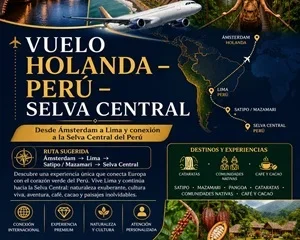 Ámsterdam–Lima 4 vuelos semanales desde Schiphol