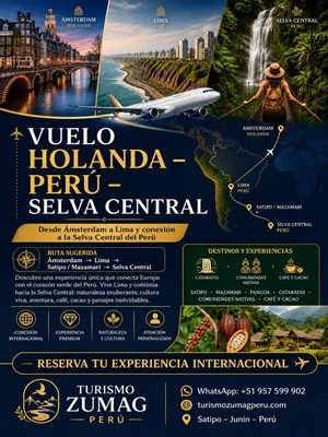 Ámsterdam–Lima 4 vuelos semanales desde Schiphol