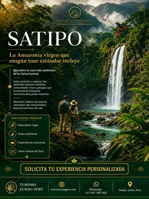 Satipo la Amazonía virgen que ningún tour estándar incluye